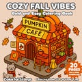 Cozy Fall Coloring Pages | 20 Printable, Bold and Easy (Instant PDF and PNG Download) product logo