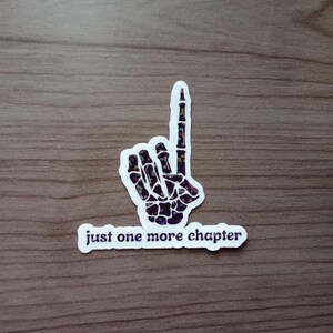 Nur noch ein Kapitel Sticker