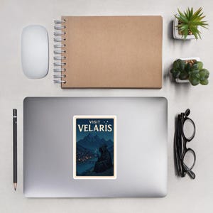 Visit Velaris, A Court of Mist and Fury ACOTAR Bubble-free stickers