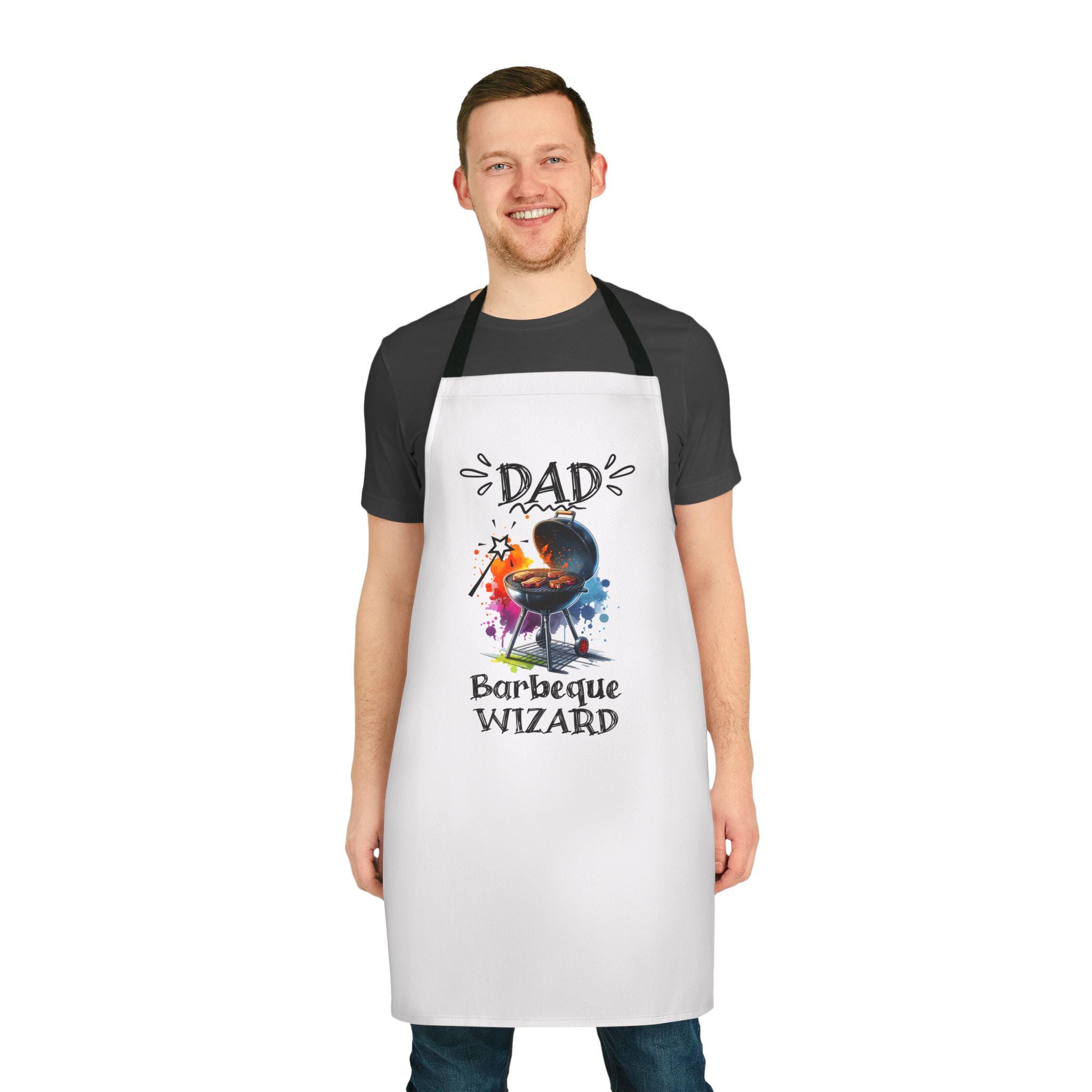 Grembiule Da Chef Per Papà - Impermeabile, Regolabile, Con Frasi Divertenti, Per Cucina E BBQ - Foto 2