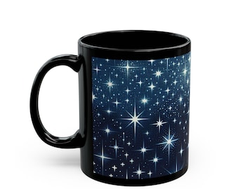 Cosmic Starry Night Mug, Space Lover Gift, Astronomy Coffee Cup, Night Sky Decor, Perfect for Birthdays & Holidays