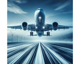 Póster de aviación: Arte mural de aviones para pilotos, decoración de viajes