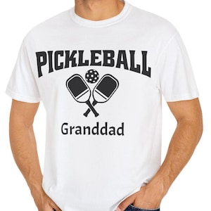Pickleball Granddad T-Shirt, Funny Pickleball Gift for Grandfather, Unisex Tee, Pickleball Apparel, Gift for Him, Father&#39;s Day Gift