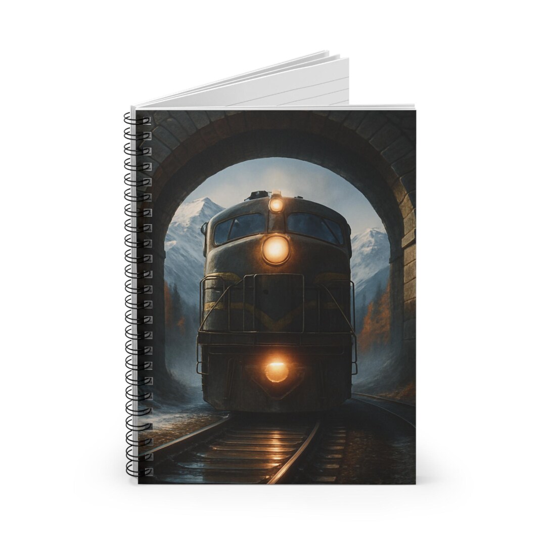 Train Conductor Notebook Example Vintage Locomotive Train Notebook | Spiral Ruled Journal - Etsy
