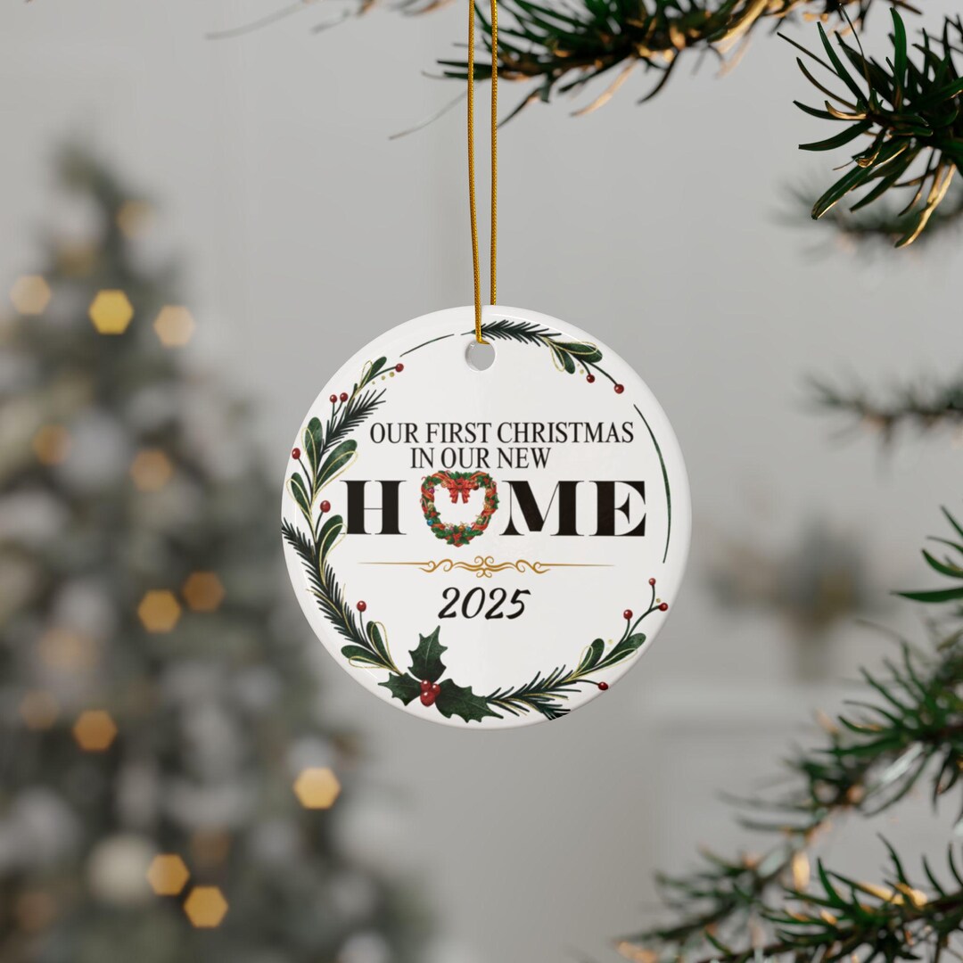 プエルトリコ クリスマスオーナメント 2025、両面セラミック