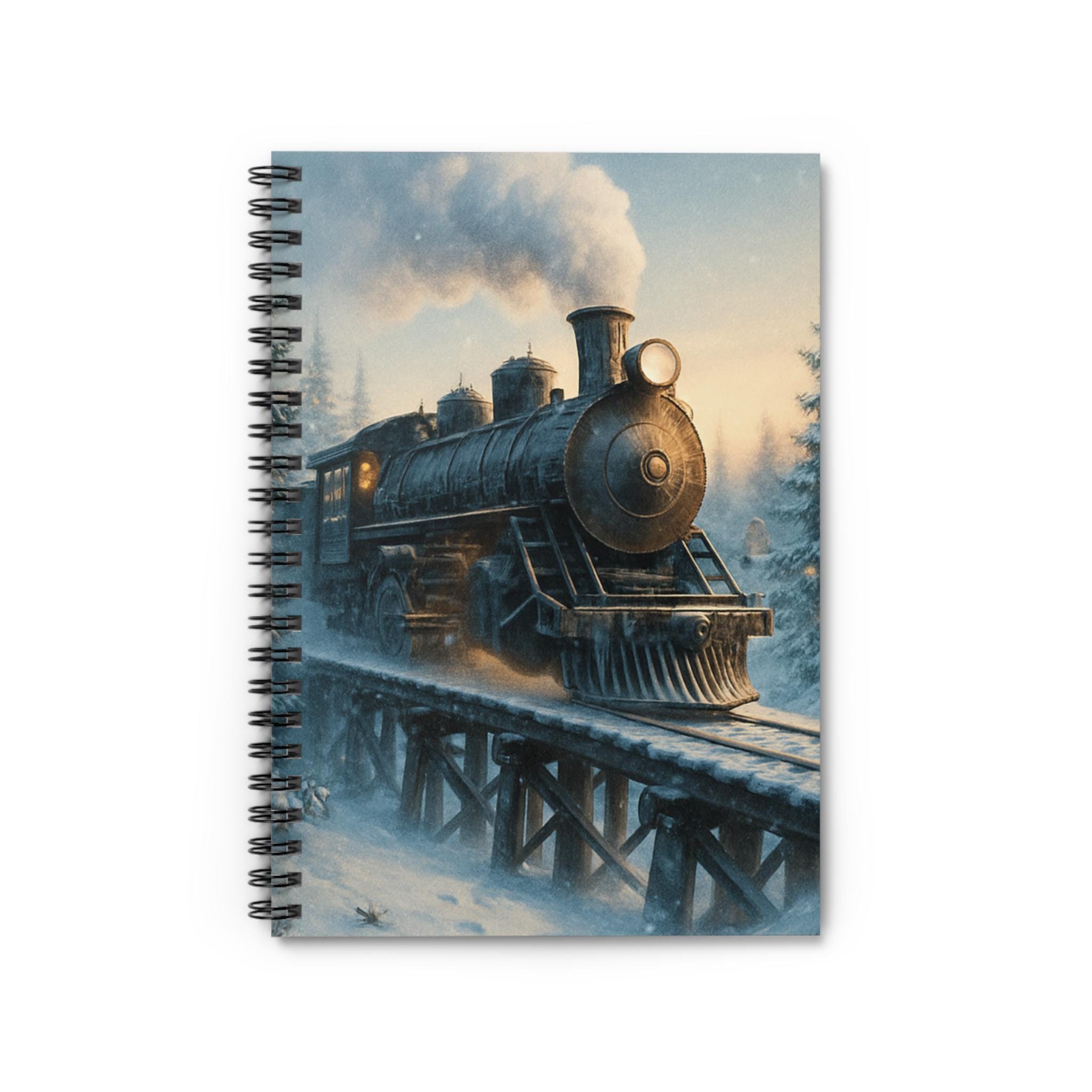 Train Conductor Notebook Example Vintage Steam Train Spiral Notebook – Writer's Journal - Etsy