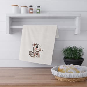 Charming Duck Tea Towels, Whimsical Kitchen Decor for Duck Lovers, Perfect Gift for Home, Farmhouse, Mother&#39;s Day, Birthday