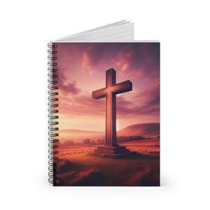 Faith-Inspired Spiral Notebook, Inspirational Journal for Christians, Religious Gift, Writing Journal, Prayer Journal, Spiritual Notebook
