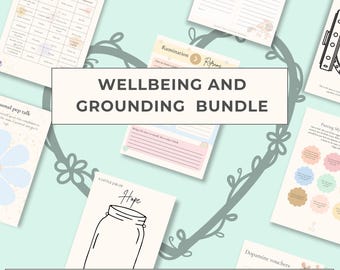 Pack autosoins imprimable | Feuilles de travail pour le bien-être et surmonter l'épuisement professionnel