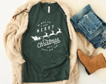RTS Screen Print Transfer WHITE ink | Very Merry Christmas | Adult Size