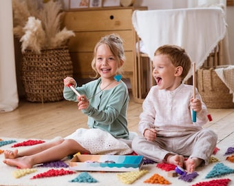 Juego de pesca magnético de madera, juguete Montessori de animales marinos para niños de 3 años