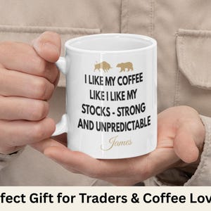 Tasse à café Finance Bro : cadeau pour trader