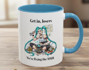 Taza "Entra en Losers", regalo divertido para gamers de League of Legends