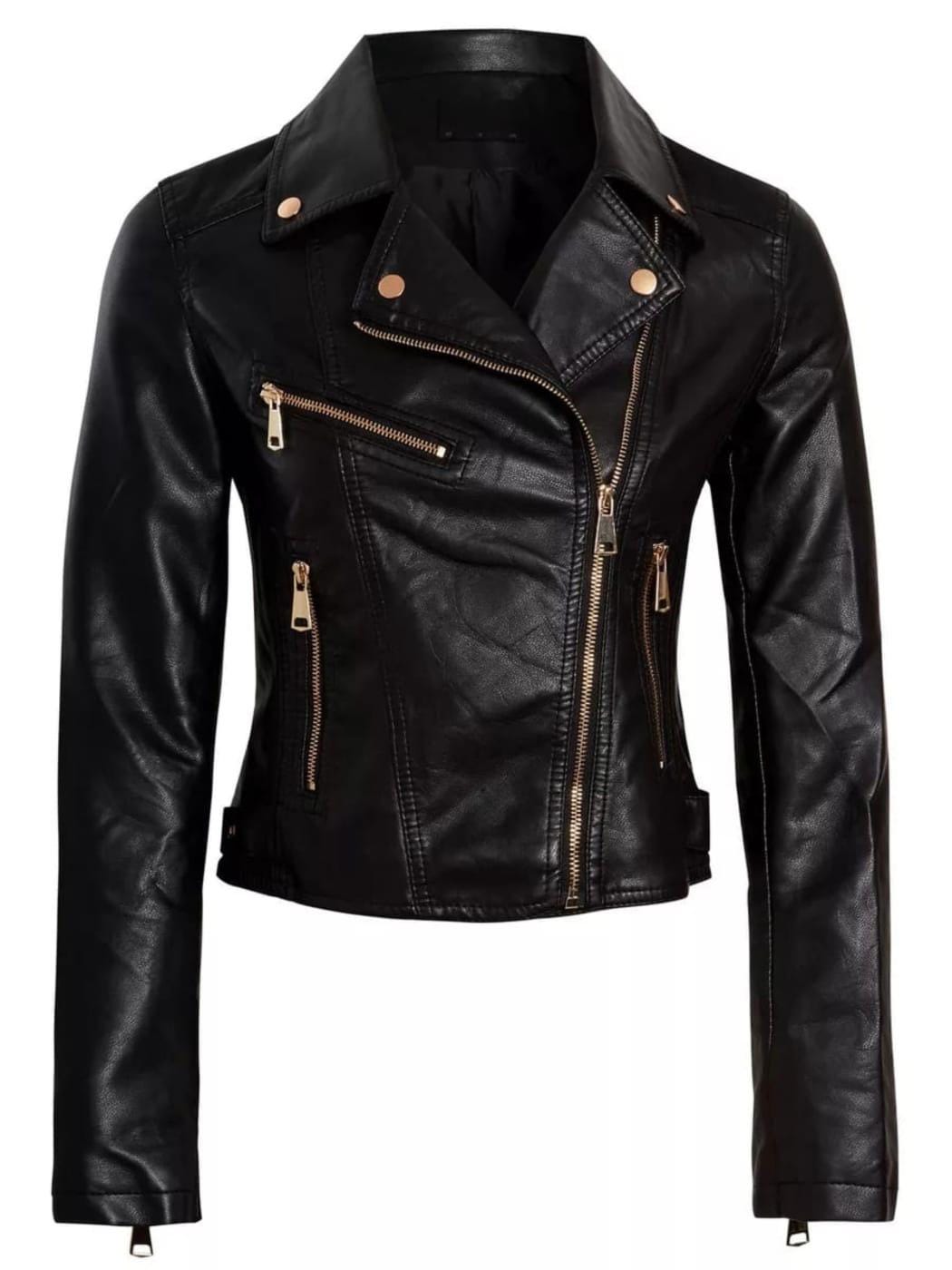 Moto Jacket With Gold Hardware - Etsy display picture 1