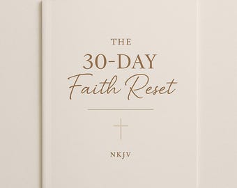 The 30-Day Faith Reset | Guided Christian Prayer Journal (Printable PDF)