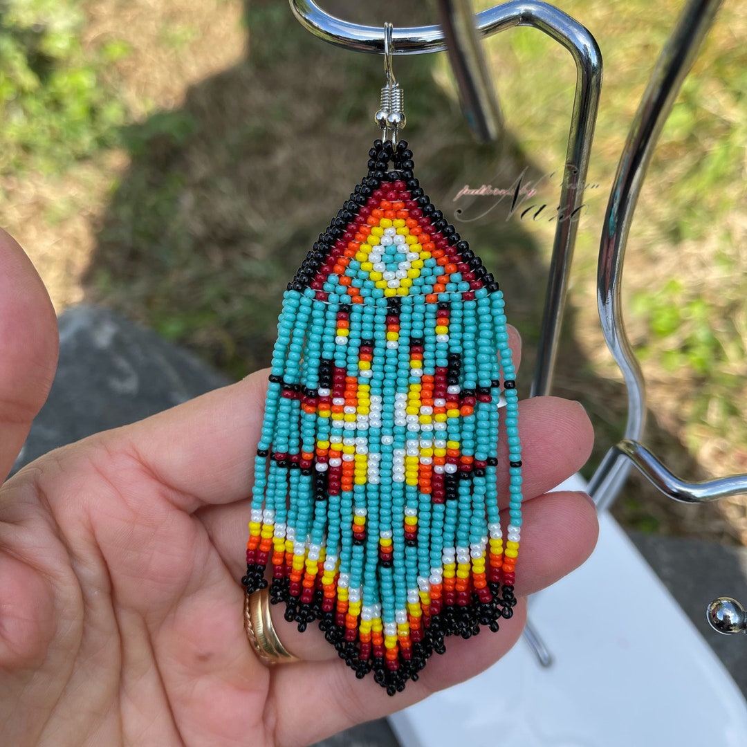 Native american deals beaded earrings tutorial