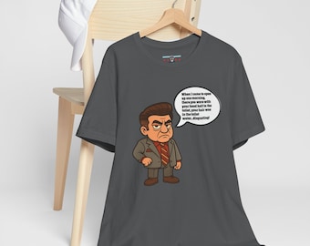 Funny Sopranos T-Shirt, Hair in Toilet Quote, Mob Parody Tee