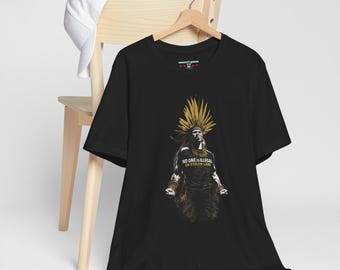 No One Is Illegal on Stolen Land Indigenous Headdress T-Shirt | Native Rights & Pro-Immigrant Protest Tee | Activist Streetwear Shirt