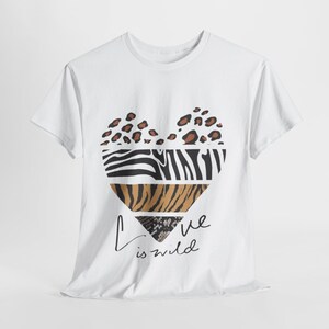 Leopard Heart T-Shirt: Wild Heart Unisex Tee