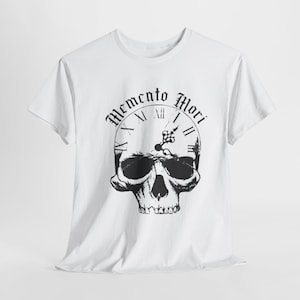 Memento Mori Skull Shirt: Gothic Philosophy Tee