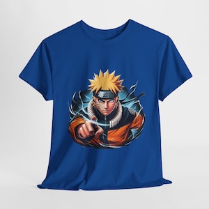 Naruto Anime Graphic Tee: Unisex Ninja Streetwear Top