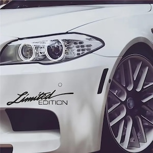 Limited Edition Auto Aufkleber Sticker Schwarz