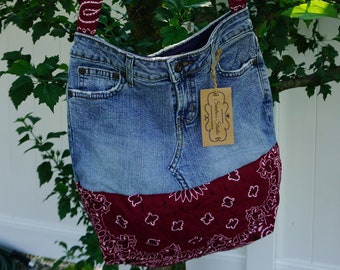 Denim - Bandana Bag