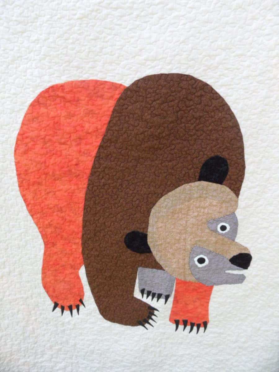 Brown Bear Quilt Etsy