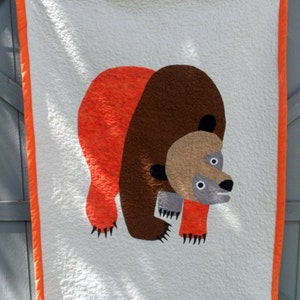 Brown Bear Quilt Bild 5