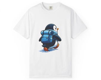 Penguin Shirt, Funny Penguin TShirt, Comfort Colors 1717 Tee