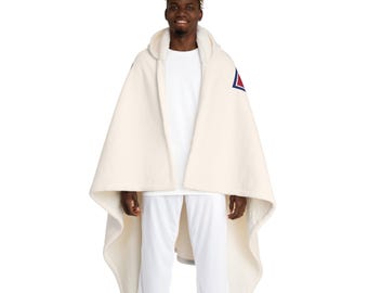 Personalized Hooded Sherpa Blanket | Plush Fleece, Cozy Throw