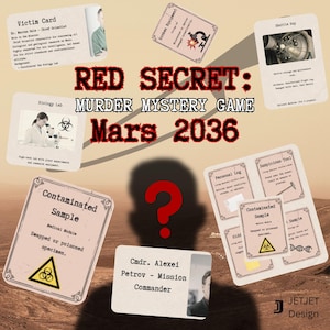 Druckbares Murder Mystery Game | Sofort Download Detektiv Spiel für Erwachsene & Jugendliche | DIY Mystery Night
