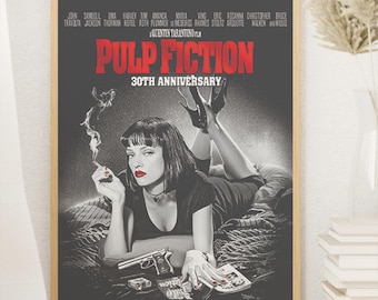 パルプフィクション V2 10.5x15.25 日本映画ポスター復刻版
