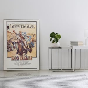 Lawrence of Arabia - Movie Poster - Classic Movie - Home Decor - Wall Decor - Gift