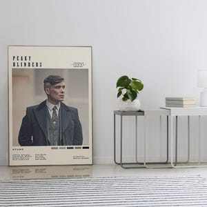 Peaky Blinders - Tv Series Poster - Shelby Brothers - Tommy Shelby - Cillian Murphy - Paul Anderson - Home Decor - Wall Decor - Gift