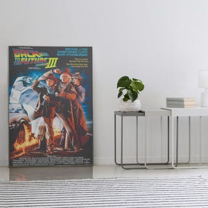 Zurück in die Zukunft III - Film Poster - Michael J. Fox - Christopler LLoyd - Geschenk