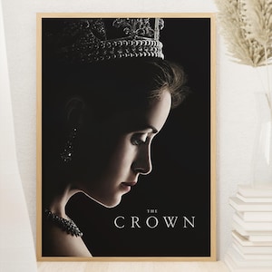 The Crown - The Crown Poster - Queen Elizabeth - Tv Series Poster - Digital Download - Home Decor - Wall Decor - Gift