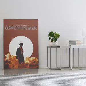 Oppenheimer - Movie Poster - Cillian Murphy - Christopher Nolan - Home Decor - Wall Decor - Gift