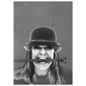 Ozzy Osbourne - John Michael Ozzy Osbourne - Cantante inglese - Compositore - Heavy Metal - Black Sabbath - Decorazioni per la casa - Decorazioni murali - Regalo