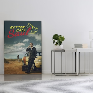 Better Call Saul - Pôster de série de TV - Saul Goodman - Jimmy McGill - Bob Odenkirk - Rhea Seehorn - Decoração para casa - Decoração de parede - Presente
