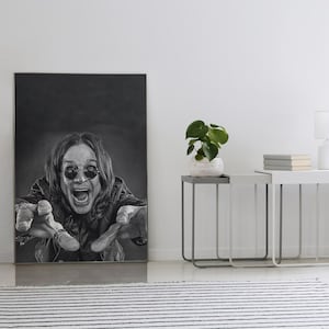 Ozzy Osbourne - John Michael Ozzy Osbourne - Cantante inglese - Compositore - Heavy Metal - Black Sabbath - Decorazioni per la casa - Decorazioni murali - Regalo