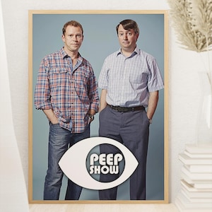 Peep Show - Peep Show Poster - Tv Series Poster - Digital Download - Home Decor - Wall Decor - Gift