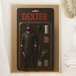 Dexter - Dexter Ai Poster Print - Dexter Morgan Poster - Digital Download - Home Decor - Wall Decor - Gift