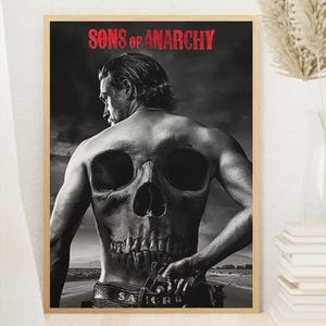 Sons of Anarchy - Sons of Anarchy Poster - Charlie Hunnam - Jax Teller - Digital Download - Home Decor - Wall Decor - Gift