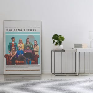 The Big Bang Theory - Tv Series Poster - Sitcom - Home Decor - Wall Decor - Gift