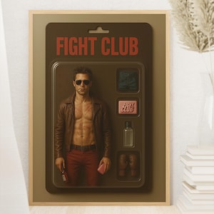 Fight Club - Fight Club Ai Poster - Tyler Durden - Brad Pitt Ai Poster - Digital Download - Home Decor - Wall Decor - Gift