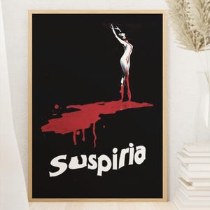 Suspiria 1977 - Suspiria Poster - Classic Movie Poster - Digital Download - Home Decor - Wall Decor - Gift