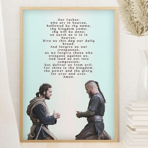 Vikings - Vikings Poster Print - Ragnar Lothbrok Poster - Athelstan - Priest Athelstan - Digital Download - Home Decor - Wall Decor - Gift