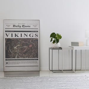 Vikings - Ragnar Lothbrok - Ragnar Death - Tv Series Poster - Home Decor - Wall Decor