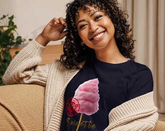 Valentine's Day T-Shirt "Certified Sweetie" | Cute Cotton Candy Design | Gift for Girlfriend, Boyfriend, Couple | Love Shirt